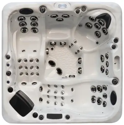 8 FOOT HOT TUB WITH A HIS AND HER LOUNGER THAT HAS 5 SEATS, View more