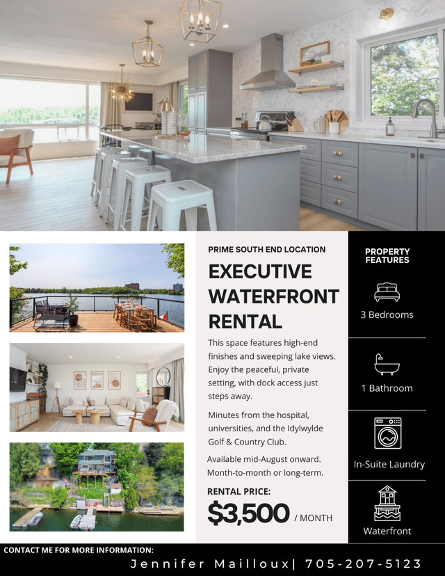 Waterfront 3 Bed Southend Rental in Long Term Rentals in Sudbury