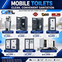 -Finance Available! Mobile Toilets – Clean, Convenient Sanitatio Whitehorse Yukon Preview