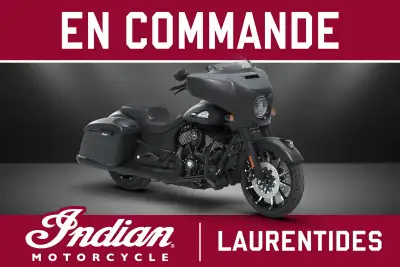 Alary Sport Cette MOTOCYCLETTE INDIAN CHIEFTAIN DARK HORSE POWERBAND AUDIO 2026 est disponible DÈS M...