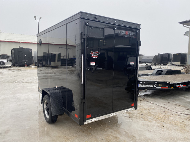 2024 Discovery 5' x 10' x 72" V-Nose Enclosed Trailer in Cargo & Utility Trailers in Regina - Image 3