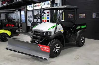 2025 Kawasaki Mule SX 4X4 XC LE Side by Side with Plow and Winch Installed Financing Available From...