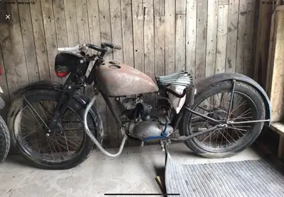 1949 Harley-Davidson S125 Winter Project $3000CAD Firm Or trade for pre 1978 Sportster Ironhead runn...