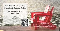 Auburn Bay Parade of Garage Sales  - May 4th 8:00 am to 3:00 pm