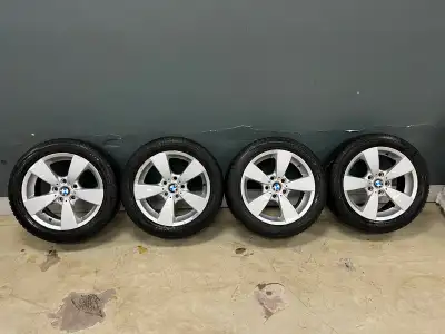 Selling winter tires on OEM rims 225-50-17 EVERGREEN winter tires with about 80% Tread left, bolt pa...