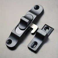 Black Aluminum Alloy Folding Trackless Screen Door Latch Mississauga / Peel Region Toronto (GTA) Preview