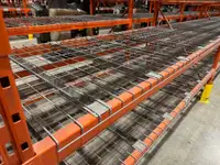 USED WIRE MESH DECK FOR PALLET RACKING 42" deep x 46" long