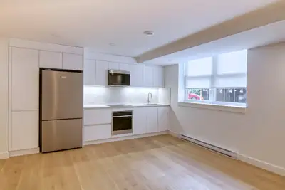 Akelius two bedroom apartment for rent. Located near Sherbrooke in the Westmount neighborhood, Montr...