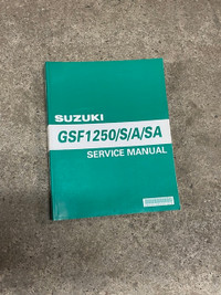 Sm126  Suzuki GSF1250/S/A/SA Bandit Service Manual 99500-39300