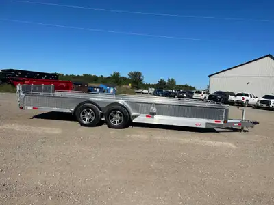 CANADIAN MENNONITE MADE 80in. X 20' ALUMINUM UTILITY/ LANDSCAPE TRAILER WITH REAR BI-FOLD GATE UPGRA...