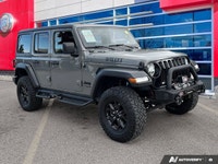 Sting-Gray Clearcoat 2021 Jeep Wrangler Unlimited Willys 4X4, 8-Speed Automatic, Fuel Efficient 2.0L... (image 7)