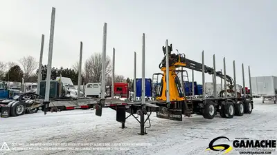 Trailer / Remorque - # STOCK: R-37387 2024 TEMISKO 51' LOG TRAILER REMORQUE À BILLOTS 2024 TEMISKO 5...