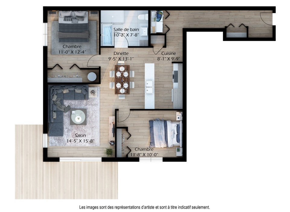 Chelsea – Logements neufs tout inclus 3