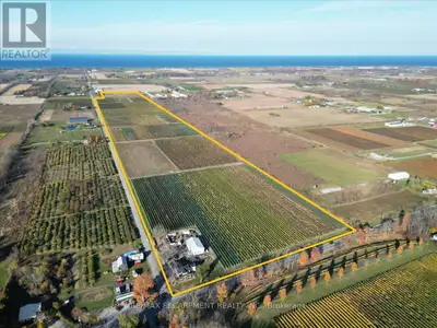 Located in Ontarios wine country, this 78-acre vineyard at 4105 Tufford Rd, Lincoln is perfect for s...