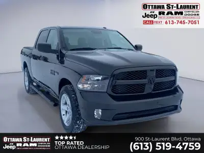 WE CAN GET YOU APPROVED ON THIS 2017 RAM 1500 EXPRESS CREW CAB 4X4 TODAY FEATURED OPTIONS -Black RAM...