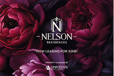 Now Leasing - 2 Bedroom Apartments - The Nelson Residences 2 Bed w/ 2 Bath | $3,550 | 1,150 SF | NOW...