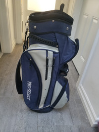 Pro Select Golf Bag with 14 way divider - ONE POCKET ZIPPER BRO