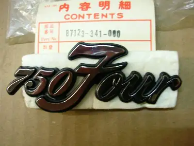 Have a nos side cover emblem correct for CB 750 4 Honda 1971 to 1974 part number goes thru some upda...