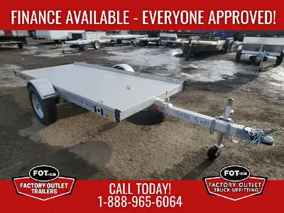 NEW 10ft Multi Trailer from Marlon Trailers - Spare Tire w/ Bolt on Carrier - Tie Down Bolt - 10ft D...