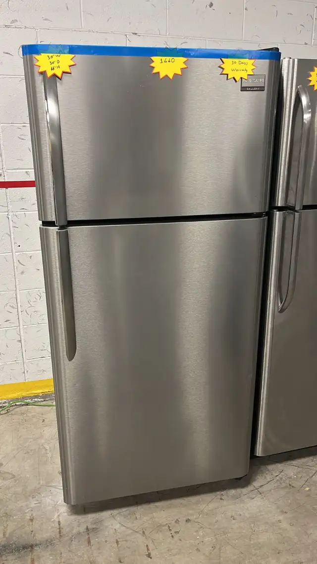 Frigidaire 30” Stainles Stell Fully Tested  30-Day Warranty in Refrigerators in Kitchener / Waterloo - Image 3