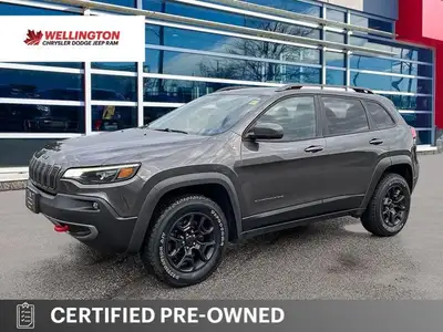 Granite Crystal Metallic 2020 Jeep Cherokee Trailhawk 4X4, 9-Speed Automatic, 3.2L V6, Trailer Tow G...
