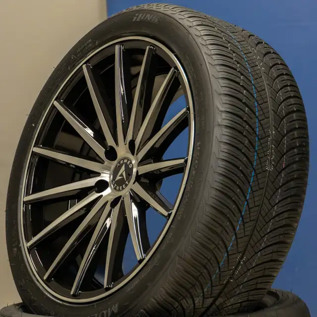 NEW 19 inch Armed RIVAL GLOSS BLACK MACHINED FACE Wheels $990 in Tires & Rims in Red Deer - Image 3