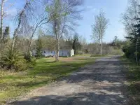 Private location, with 5 ac of land! Mini home with heat pump