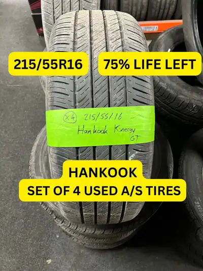 FREE INSTALLATION AND BALANCING ON NEW AND USED TIRES WITH A PURCHASE! NO DISPOSAL! NO OTHER HIDDEN...