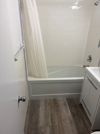 Lower level apartment unit available for rent, this freshly painted bachelor apartment is in a clean... (image 3)