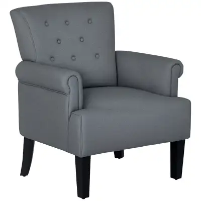 Armchair, Fabric Accent Chair, Modern Living Room Chair with Woo, View more