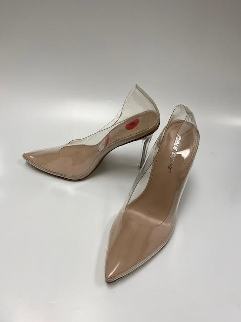 PUBLIC DESIRE-WOMEN TRANSPARENT  HIGH HEELS , SIZE-8 in Women's - Shoes in Mississauga / Peel Region - Image 4