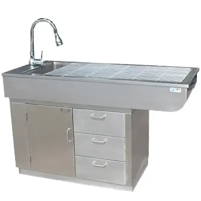 NEW STAINLESS STEEL VETERINARY ANIMAL OPERATING TABLE 1127832, View more
