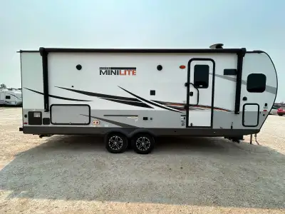 Forest River Rockwood Mini Lite travel trailer 2506S highlights: LED TV and Fireplace Kitchen Pantry...