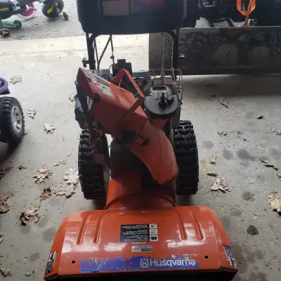 Husqvarna snowblower, View more