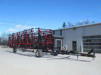 90 Ft. Mid Harrow, Full Carbide Tines, Hydraulic Secure Lock Latching System, In Cab Dynamic Ground...