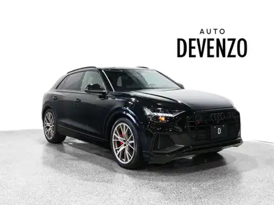 2023 Audi SQ8 Premium Plus 4.0 TFSI Quattro 500hp VUS a vendre, Mythos Noir Metallique / Cuir Rouge,...