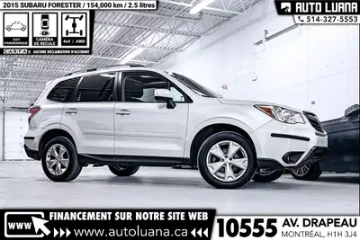 Auto Luana 2015 SUBARU Forester PRENEZ UN RENDEZ-VOUS / BOOK AN APPOINTMENT (514) 327-5553 154000 KM...