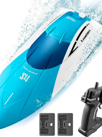 4DRC S4 RC Boat, Remote Control Boat 2.4GHz High Speed RC Racing