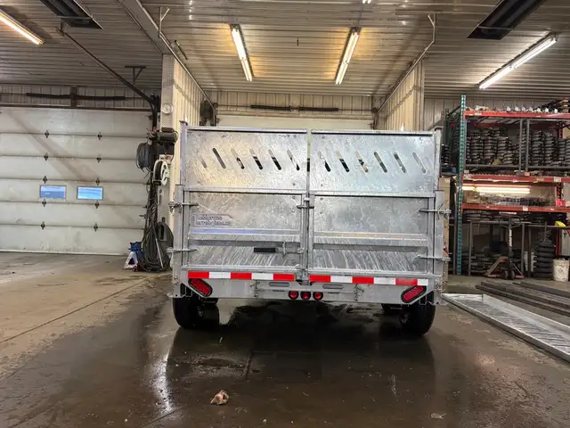 2025 Weberlane DOMPEUR 6' X12' 2ESSIEUX 5200LB.AVEC REHAUSSE CON in Cargo & Utility Trailers in Laval / North Shore - Image 8