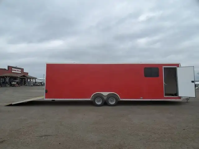 2019 FACTORY OUTLET TRAILERS 28ft Enclosed Cargo Trailer in Cargo & Utility Trailers in Edmonton - Image 9