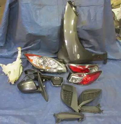 Item For Sale ! Used Off 2010 Mazda3 Sedan Fender / Headlight Right / Rear Bumper / Tail light / Doo...