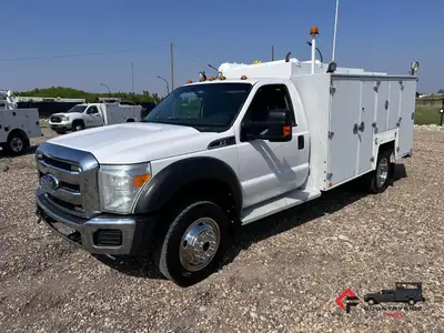 Countryside Fleet 2011 Ford F550 Regular Cab 4x4 Utility Service Truck + 6.7L PowerStroke Diesel + 4...