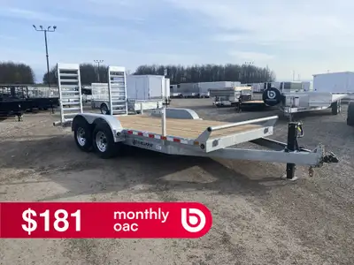 SALE!! REGULAR $9095 NOW ONLY $8655!! Canada Trailers Galvanized Car Hauler Trailer 10,800 lbs. GVWR...