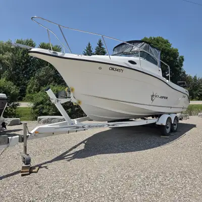 1 OWNER TRADE IN-SERIOUS BOAT-2006 SEASWIRL STRIPER 2601 WAKAROUND-5 LITRE FUEL INJECTED VOLVO RUNS...