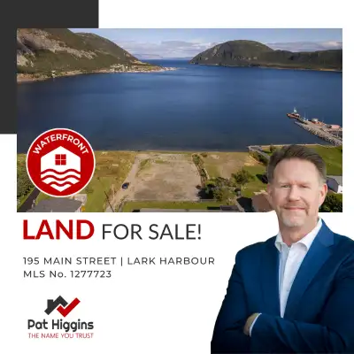195 Main Street | Lark Harbour A Pat Higgins RE/MAX Listing This waterfront lot in Lark Harbour Newf...