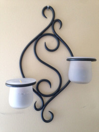 BOUGIE DÉCORATIF MURAL /  WALL MOUNTED DECORATIVE CANDLE HOLDER