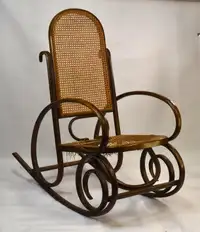 Antique Bentwood  Rocking Chair 40-50s years
