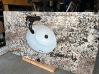 Bathroom granite countertop