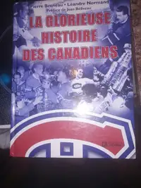 Livre( La Glorieuse histoire des Canadiens)