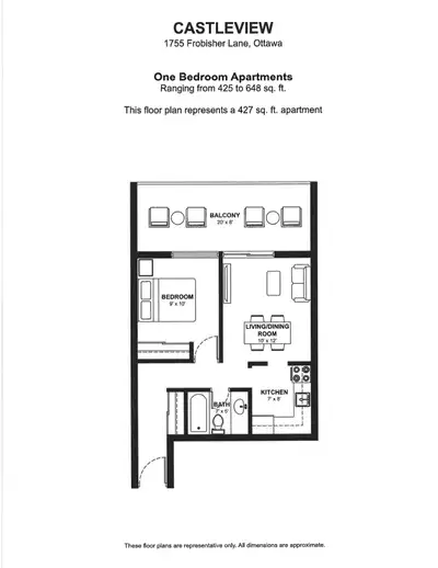 1 Bedroom Apartment